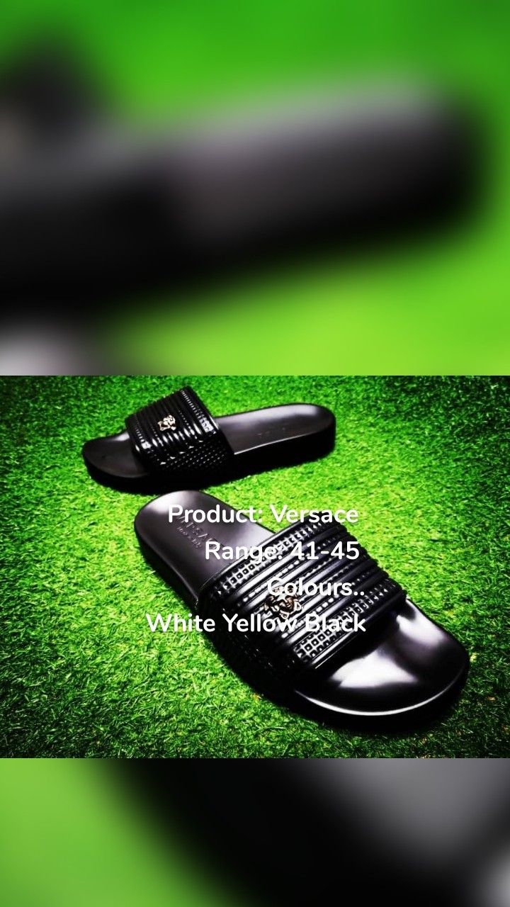 Product: Versace 
Range: 41-45 
Colours..
White Yellow Black